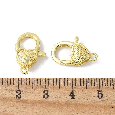Brass Lobster Claw Clasps KK-F893-11G-1