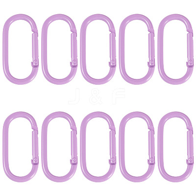 10Pcs Alloy Spring Gate Rings FIND-TA0009-25E-1