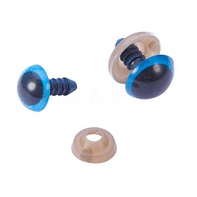Craft Plastic Doll Eyes DIY-WH0015-10mm-A05-1