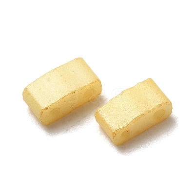 2-Hole Baking Paint Glass Seed Beads SEED-S023-17B-38-1