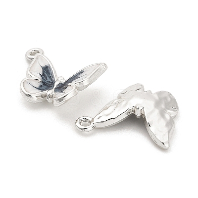 Rack Plating Alloy Enamel Pendants PALLOY-Q005-12P-1