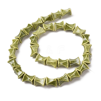 Vintage Handmade Porcelain Beads Strands PR-CBAA37B-10F-1