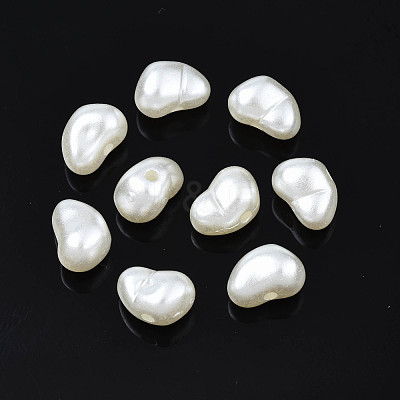 ABS Plastic Imitation Pearl Beads KY-S170-01-1