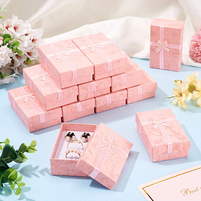 Marble Printed Cardboard Jewelry Set Storage Boxes CON-TAC0020-02A-1
