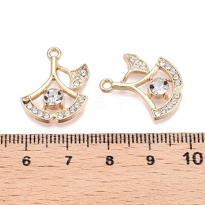 Rack Plating Alloy Pendants FIND-N005-30G-1