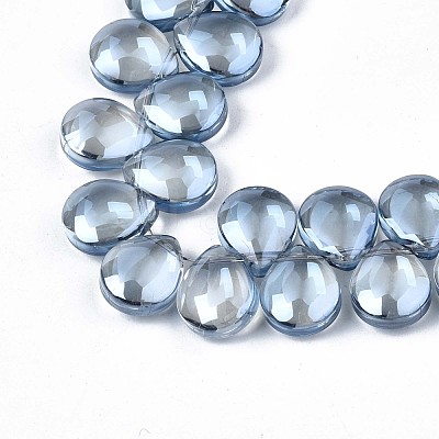 Electroplate Glass Beads Strand EGLA-S188-27-A01-1