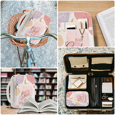 Polyester Book Covers DIY-WH0717-001-1