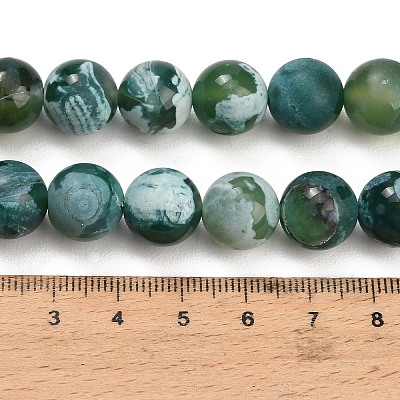 Natural Fire Crackle Agate(Dyed & Heated) Beads Strands G-K425-A08-12mm-1