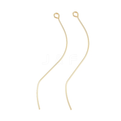 Brass Earring Findings KK-A274-17B-G-1