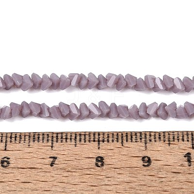 Opaque Glass Beads Strands GLAA-N019-3mm-12-1