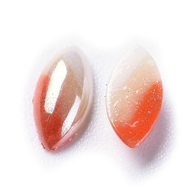 Opaque Glass Cabochons X-GGLA-S038-03A-4x8-1