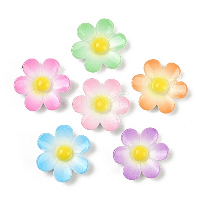 Opaque Resin Enamel Cabochons CRES-D308-11-1