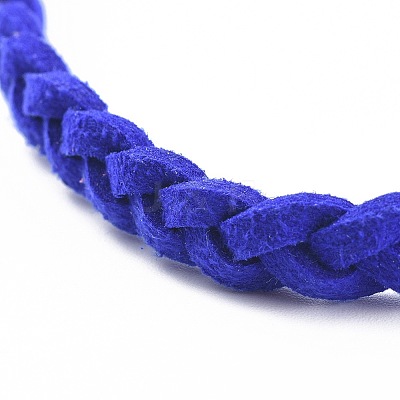 (Jewelry Parties Factory Sale)Adjustable Faux Suede Cord Lariat Necklaces NJEW-JN02538-05-1