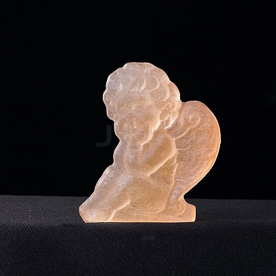 Natural Selenite Carved Healing Angel Stone PW-WG69034-01-1