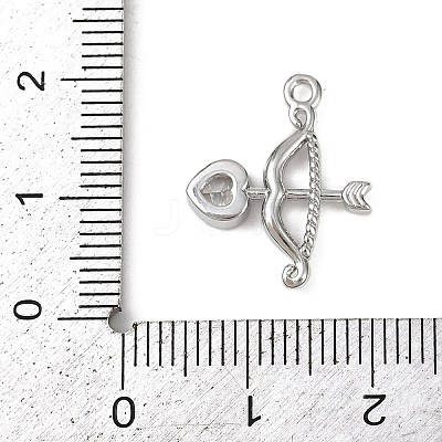 Brass Pave Clear Cubic Zirconia Pendants LS-KK-L238-11P-1