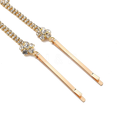 Alloy Rhinestone Hair Chain LS-OHAR-M044-01G-1