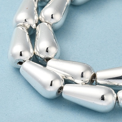 Electroplated Synthetic Magnetic Hematite Beads Strands G-Q1009-F02-01S-1