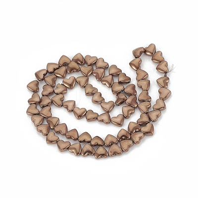 Electroplate Non-magnetic Synthetic Hematite Beads Strands G-T061-101E-1