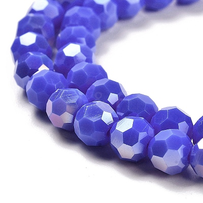 Opaque Glass Beads Stands EGLA-A035-P6mm-B07-1