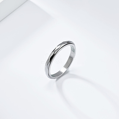 304 Stainless Steel Rotating Finger Rings FS-WGA316C-24-1