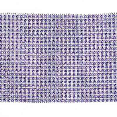 24 Rows Plastic Diamond Mesh Wrap Roll DIY-L049-05G-1