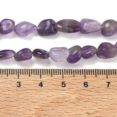 Natural Amethyst Beads Strands G-C286-A30-1