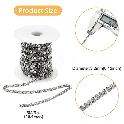 5M 304 Stainless Steel Link Chains CHS-CJ0001-39-1