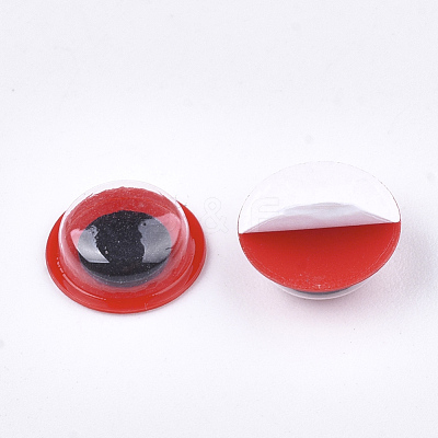 Self Adhesive Colors Wiggle Googly Eyes Cabochons KY-Q050-B03-1