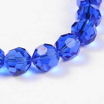 Imitation Austrian Crystal Bead Strands G-M181-10mm-13A-1