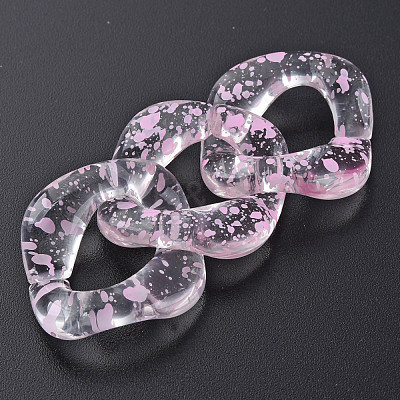 Transparent Acrylic Linking Rings OACR-N009-016A-10-1