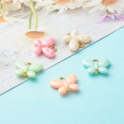 Opaque Acrylic Pendants PALLOY-JF00837-1