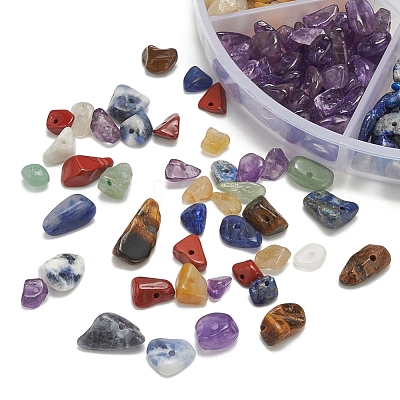 101.5G 7 Colors Natural Mixed Gemstone Beads G-YW0001-12-1