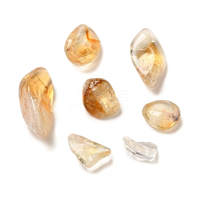 Heated Natural Citrine Chip Beads X-G-Q193-05A-1
