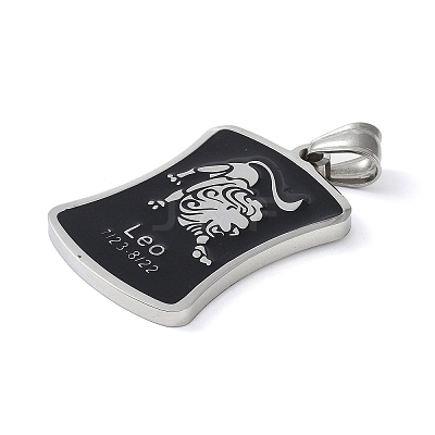 304 Stainless Steel Pendants STAS-O008-01G-1