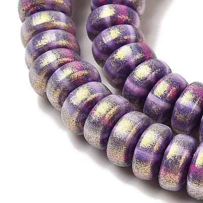 Handmade Polymer Clay Beads Strands CLAY-H006-03O-1