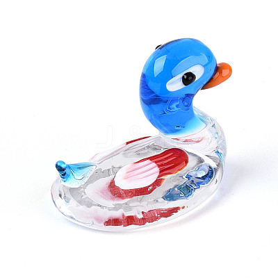Handmade Lampwork Duck Display Decorations LAMP-T025-14C-1