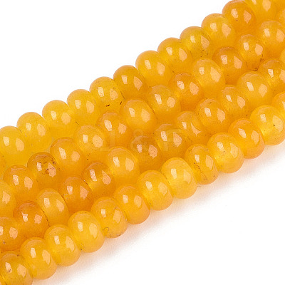 Dyed Natural White Jade Beads Strands G-T139-59A-07-1