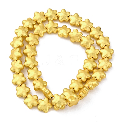 Electroplate Glass Beads Strands EGLA-H109-03-1