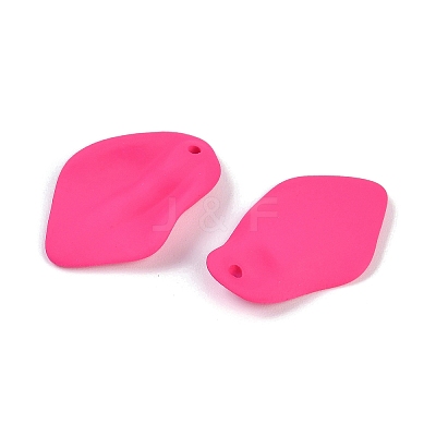 Spray Painted Acrylic Pendants FIND-PW0024-15E-1-1