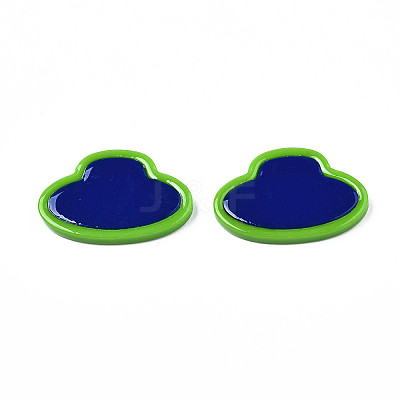 Opaque Cellulose Acetate(Resin) Cabochons KY-N018-11-1