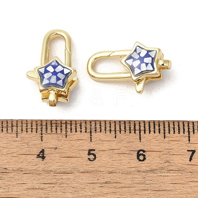 Brass Lobster Claw Clasps KK-K385-017G-1