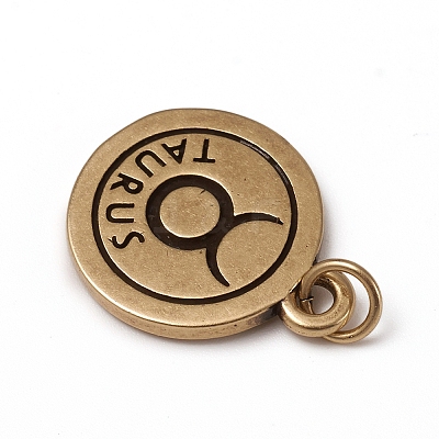 Brass Pendants KK-I668-01AB-03-1