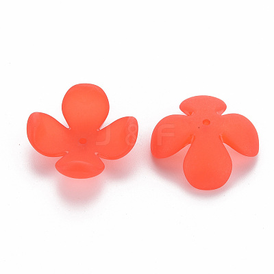 Frosted Acrylic Bead Caps MACR-S371-06A-712-1