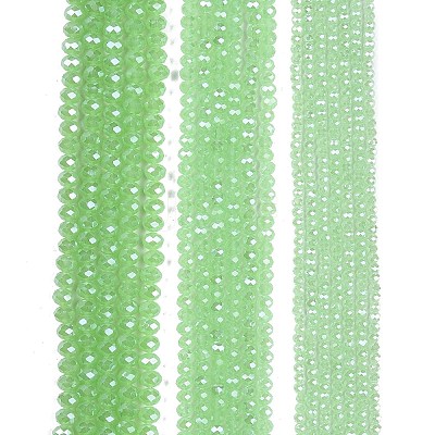 Electroplate Glass Beads Strands EGLA-A044-J4mm-A01-1