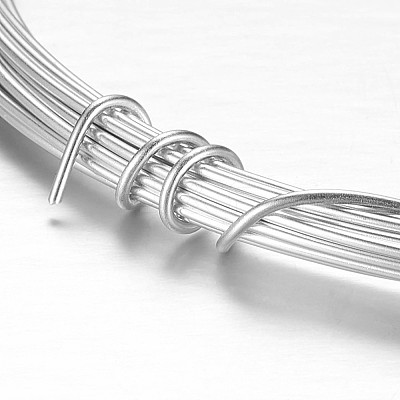 Round Aluminum Craft Wire AW-D009-1mm-10m-01-1