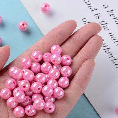 Opaque Acrylic Beads MACR-S370-D10mm-A02-1