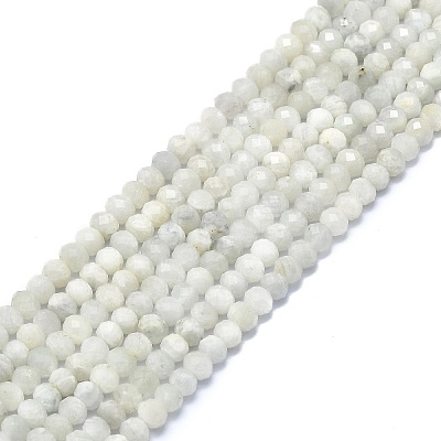 Natural Rainbow Moonstone Beads Strands G-F715-086-1