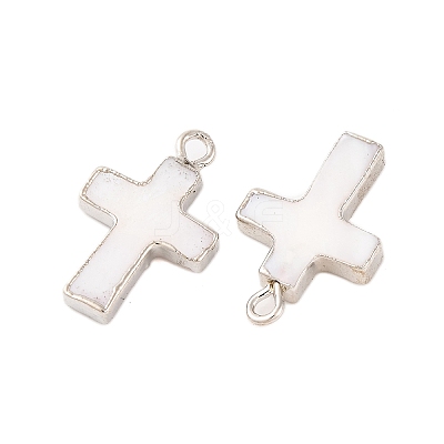 Natural Freshwater Shell Pendants BSHE-S304-20P-1