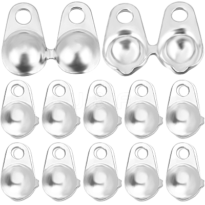 20Pcs 925 Sterling Silver Bead Tips STER-BBC0005-54-1