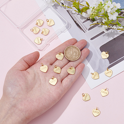 16Pcs Brass Charms KK-ME0002-15-1